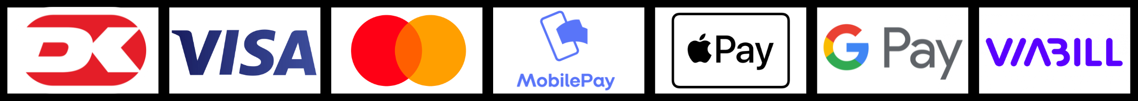Picture of different payment options